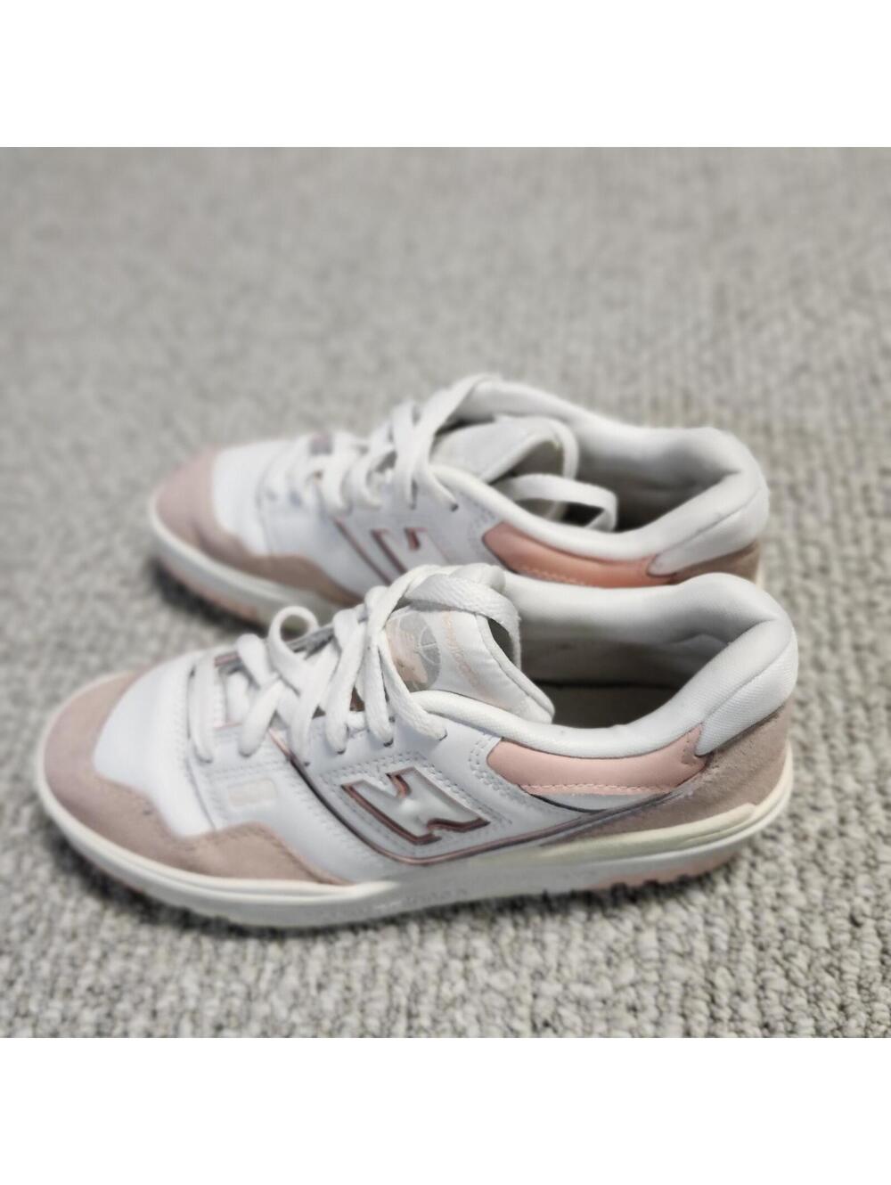 New Balance 550 White and Pink Women's Sneakers Size 6 Lace Up - Picture 9 of 14